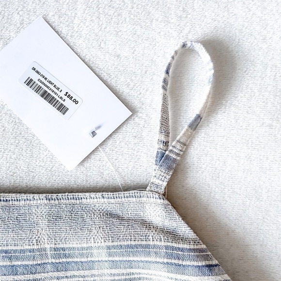 Oak + FORT Striped Cotton Dress - Picture 4 of 9